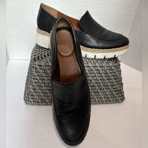 Franco Sarto Loafers chunky platform lug sole with rope trim Sansara Size 8